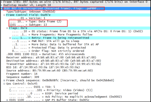 CWAP – 802.11 Data Frame Types | mrn-cciew