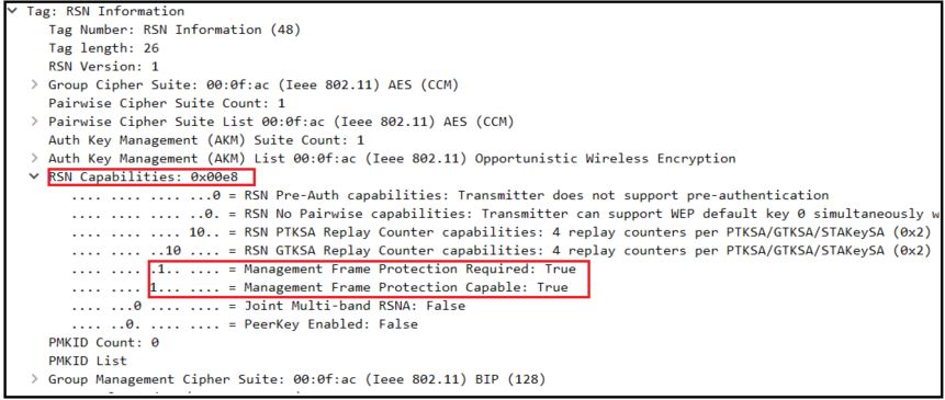 Association Request Frame Example Enhanced Open – Part 1 | mrn-cciew